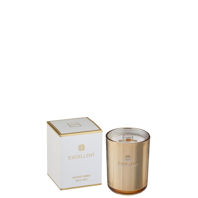 J-Line scented candle Excellent - Golden Honey - gold - S - 50U