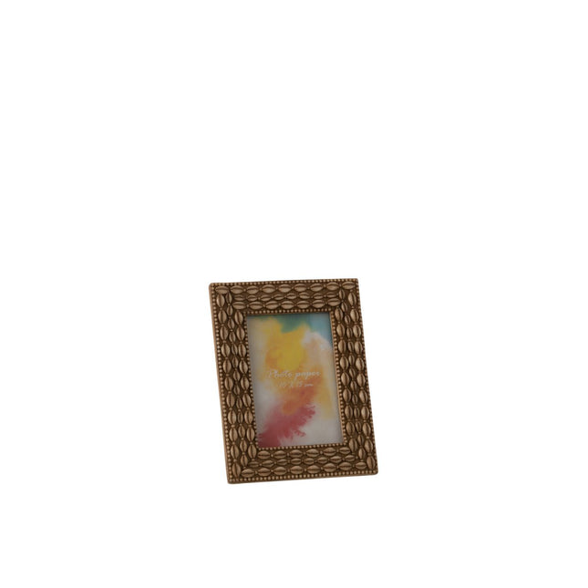 J-Line Photo Frame Shell 10X15 Poly Beige Small