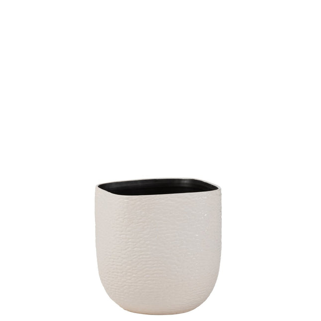 J-Line flower pot Audrey - ceramic - white - extra large - Ø 29.50 cm