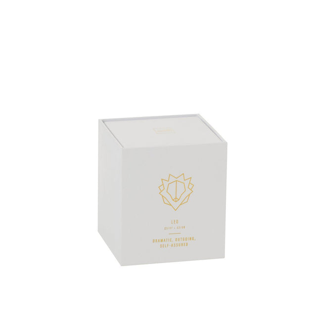 J-Line Astro Lion scented candle – Sapphire Amber Tea – 50U - white