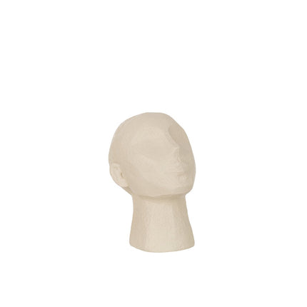 J-Line Head Abstract Poly Beige Small