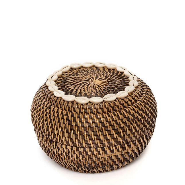 The Colonial Peek-a-Boo Basket - Natural Brown - S