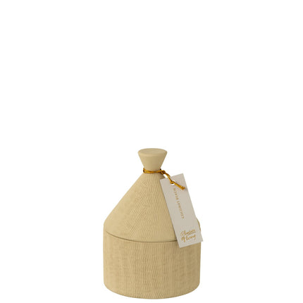 J-Line scented candle - ceramic - Pot Coconut Beach - beige - 40U