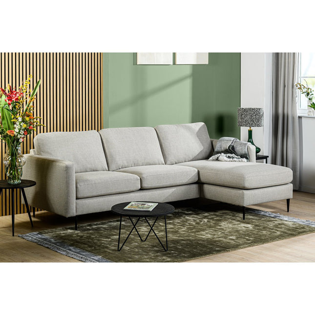 3 seater sofa CL L+R, Woven fabric, W460 beige