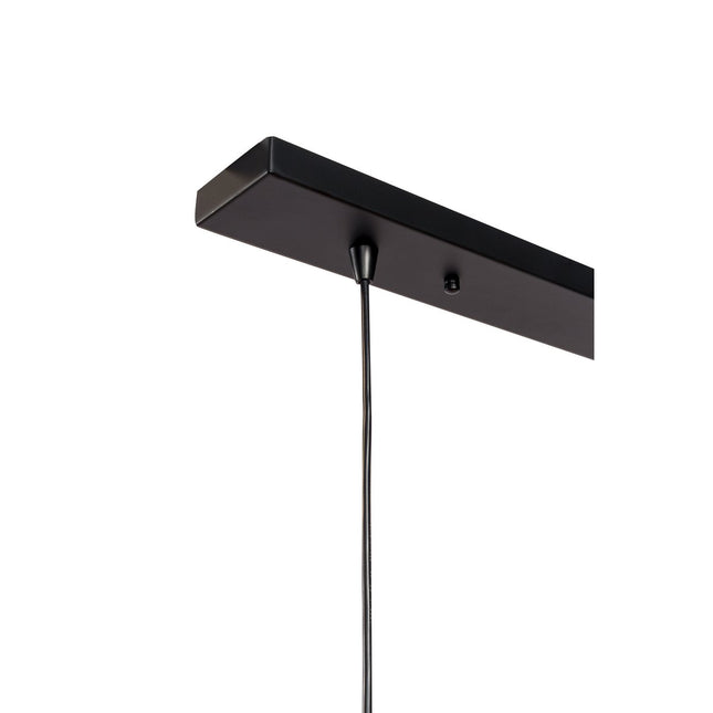 Hanging lamp, 7-light, H340 black