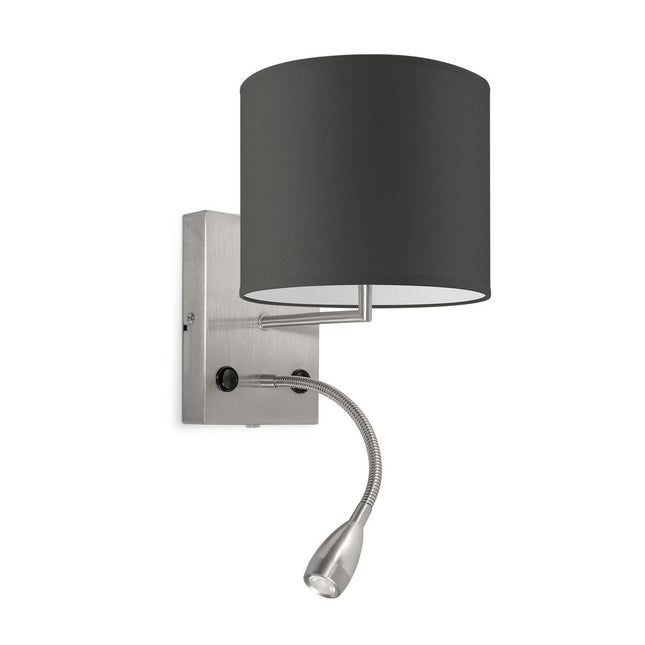 Home Sweet Home Wall Lamp - Read, LED Reading Lamp, E27, anthracite 20cm