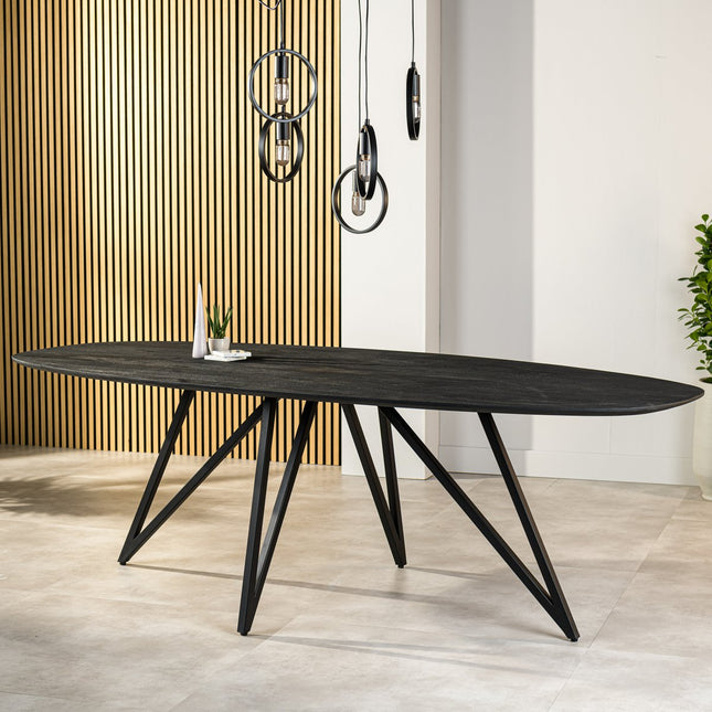 Dining room table, 240x110 cm, W340 black