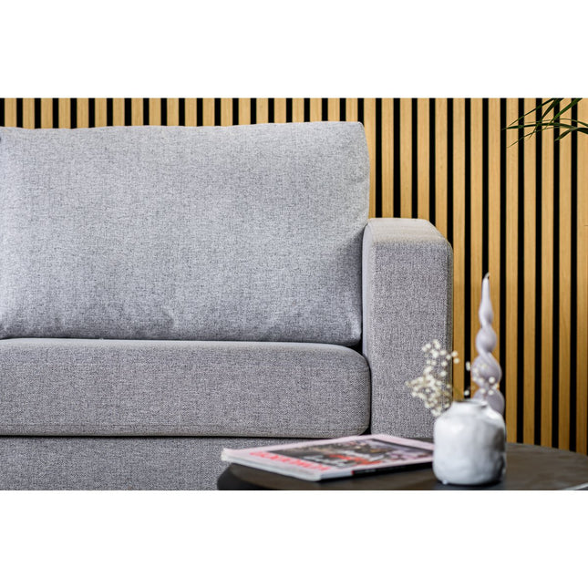 3 seater sofa CL L+R, fabric Chloe, C311 gray