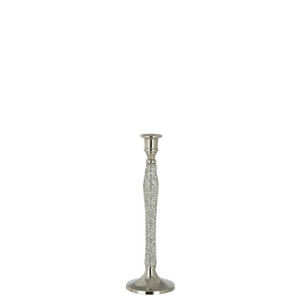 J-Line candlestick Diamond - aluminum - silver - large
