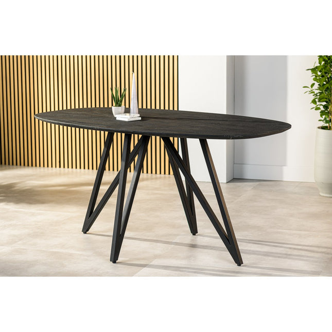 Dining room table, 160x90 cm, W340 black