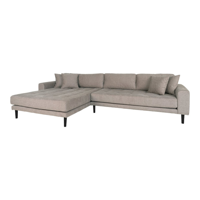 Lido Lounge Sofa Left - Stone