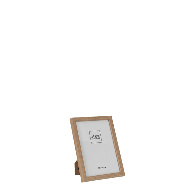 J-Line photo frame - photo frame Basic - wood - natural - small - 2 pieces