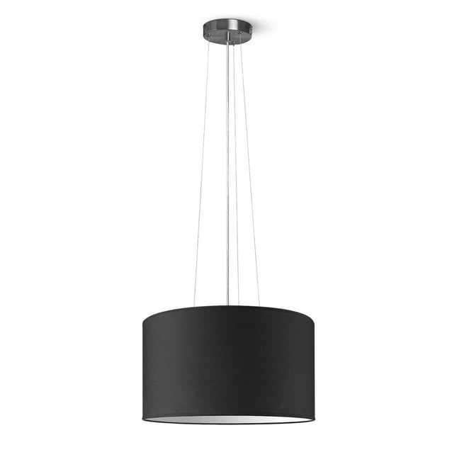 Home Sweet Home hanging lamp Hover with lampshade, E27, black, 40cm