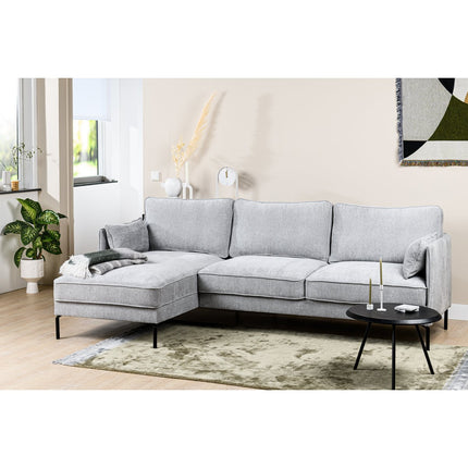3 seater sofa CL left, fabric Heaven, H311 gray