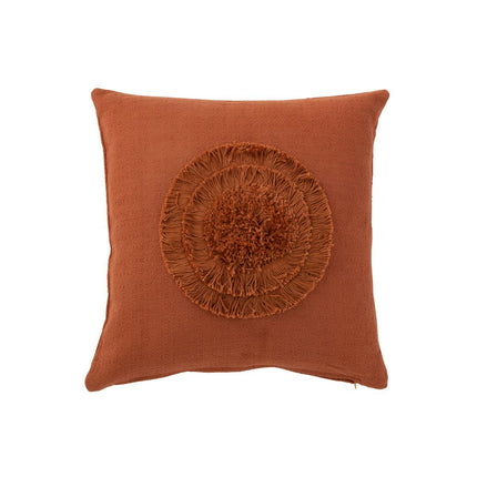 J-Line Cushion Circle - textile - terracotta