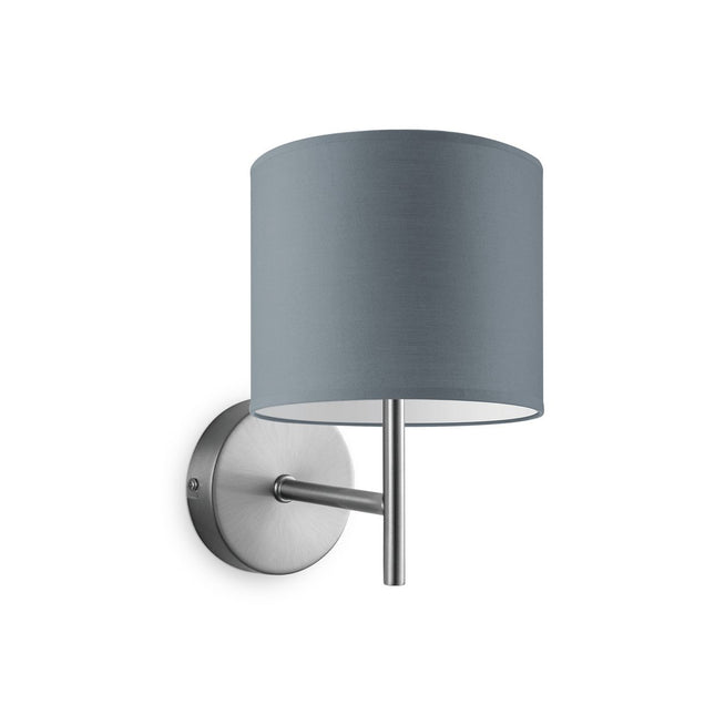Home Sweet Home Wall Lamp - Mati including Lampshade E27 gray 20x17cm