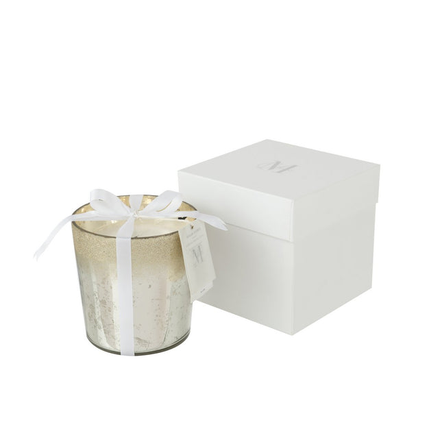 J-Line scented candle Deluxe - glass - silver - M - 80U