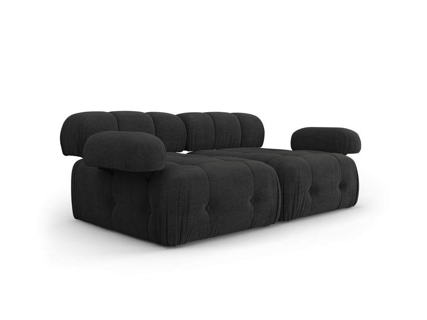 Modular sofa, Ferento, 2-seater, black