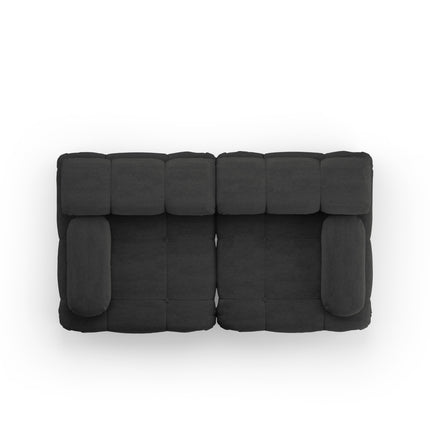 Modular sofa, Ferento, 2-seater, black