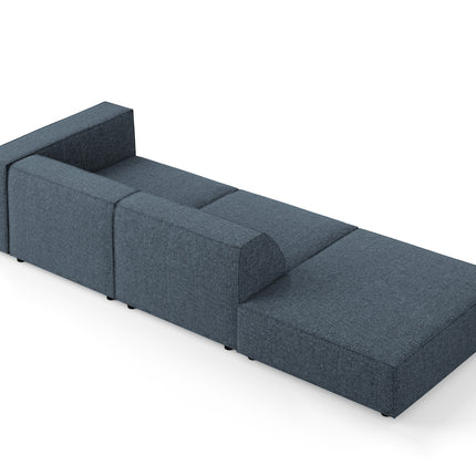 Left sofa, Arendal, 4-seater, royal blue