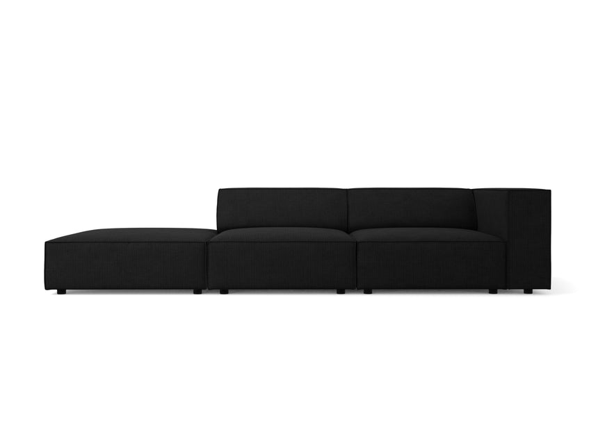 Left sofa, Arendal, 4-seater, black