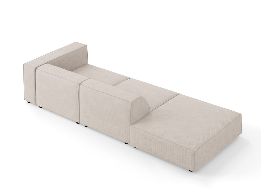 Left sofa, Arendal, 4-seater, dark beige