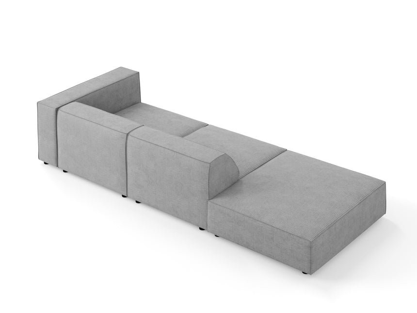 Left sofa, Arendal, 4-seater, dark gray