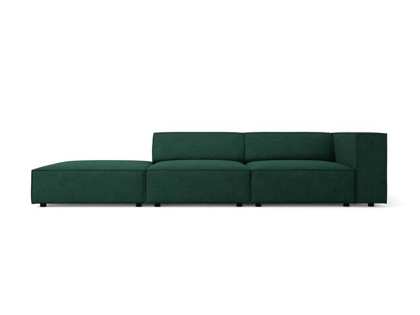 Left sofa, Arendal, 4-seater, bottle green