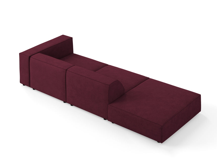 Left sofa, Arendal, 4-seater, Ruby