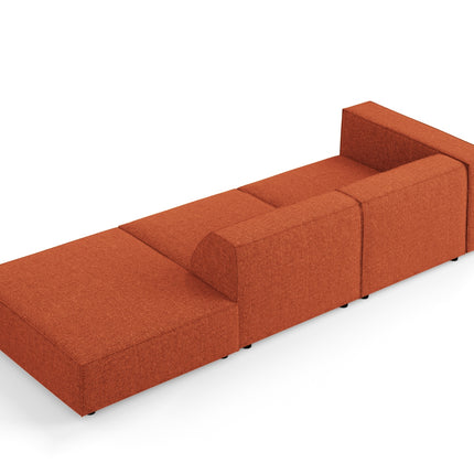 Right bench, Arendal, 4-seater, Terracotta