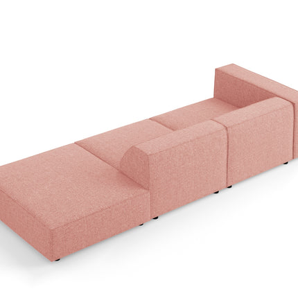 Right sofa, Arendal, 4-seater, pink