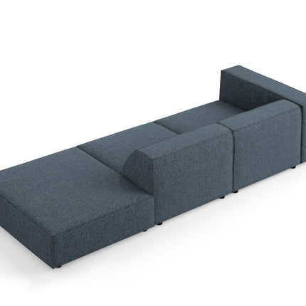 Right sofa, Arendal, 4-seater, royal blue
