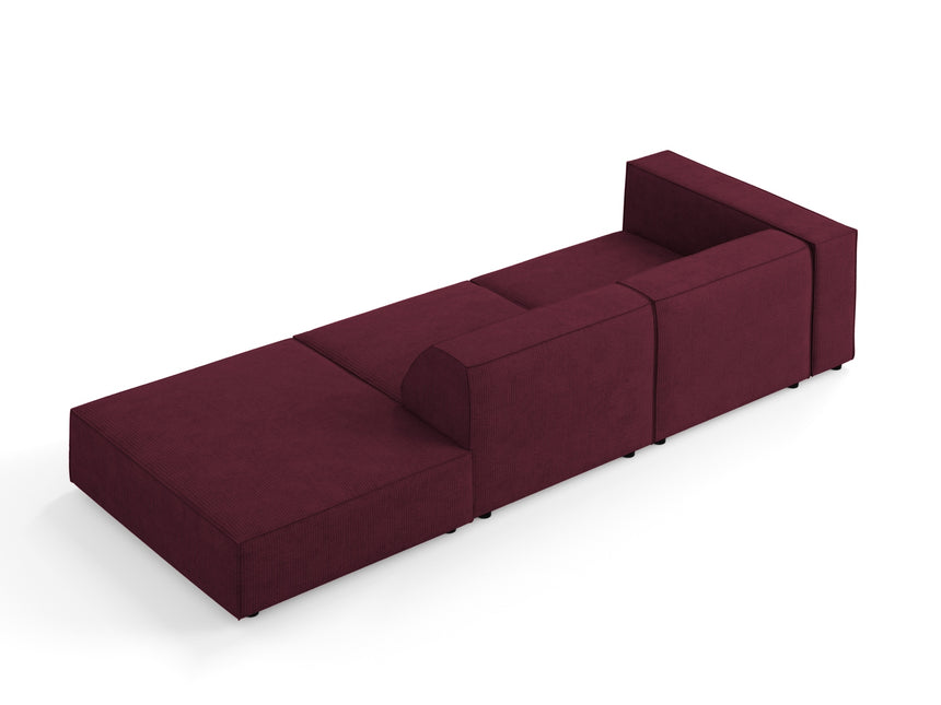Right bench, Arendal, 4-seater, Ruby
