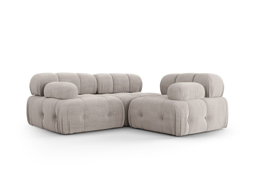 Modular sofa, Ferento, 3-seater, light gray