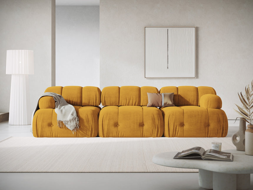 Modular sofa, Ferento, 3-seater, mustard