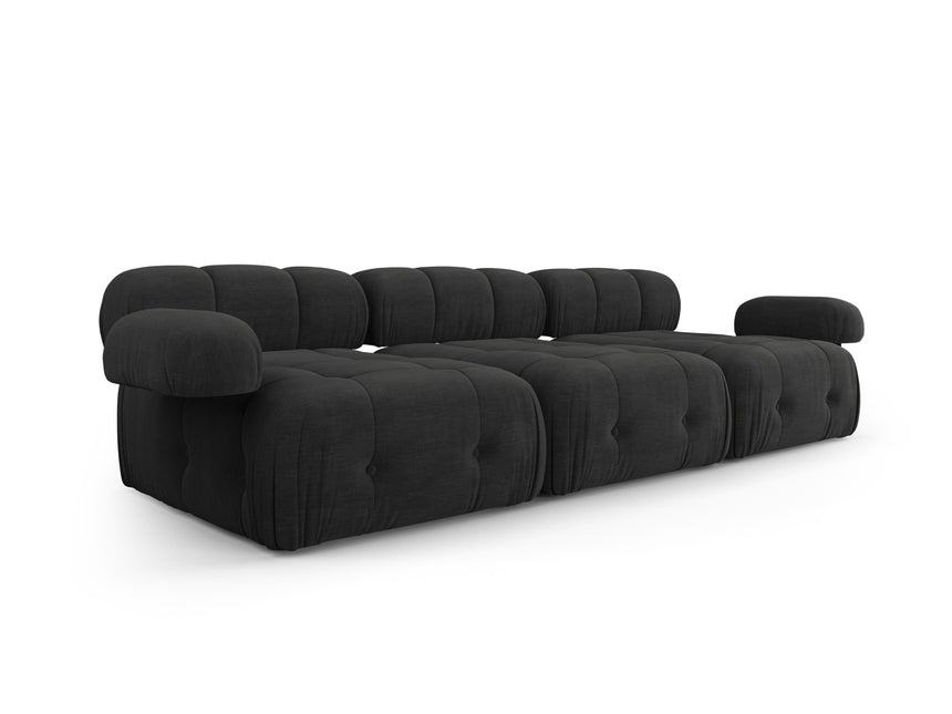 Modular sofa, Ferento, 3-seater, black