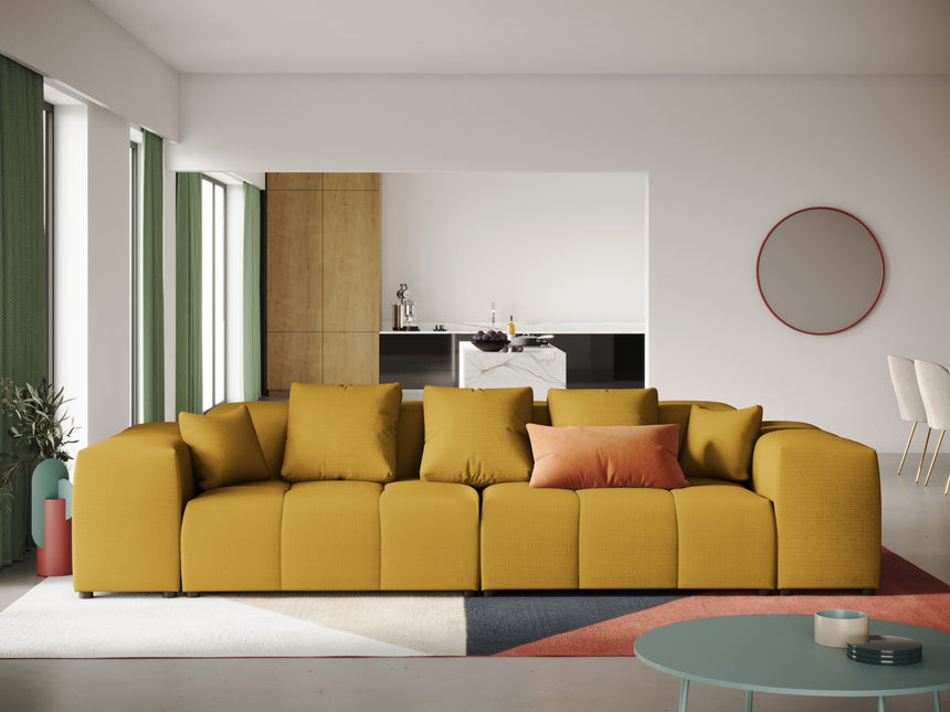 Modular sofa, Rome, 3-seater, yellow