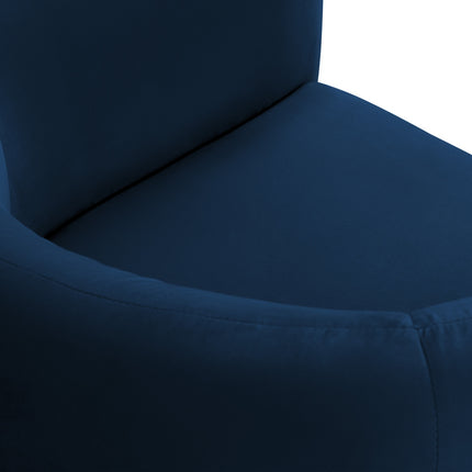 Velvet armchair, Pelago, 1-seater, royal blue