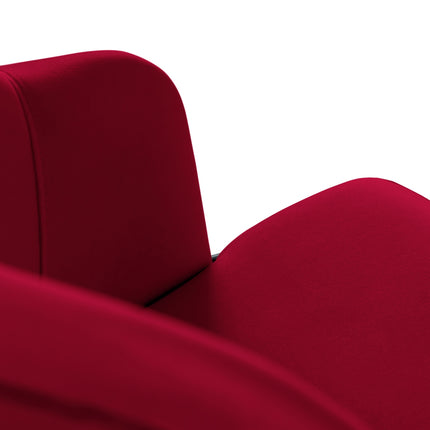 Fluwelen stoel, Sandrine, rood