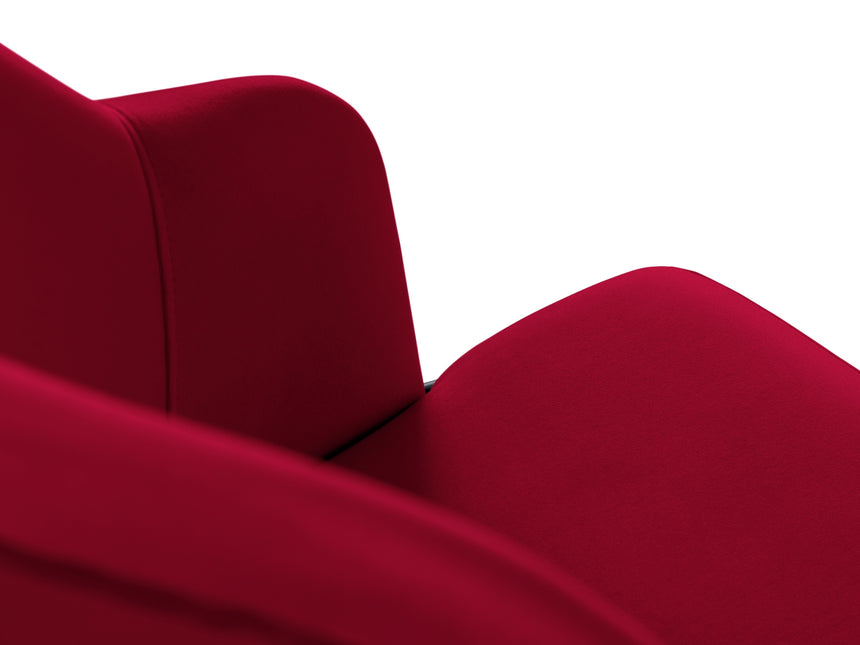 Velvet chair, Sandrine, red