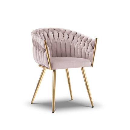 Velvet chair, Shirley, lavender