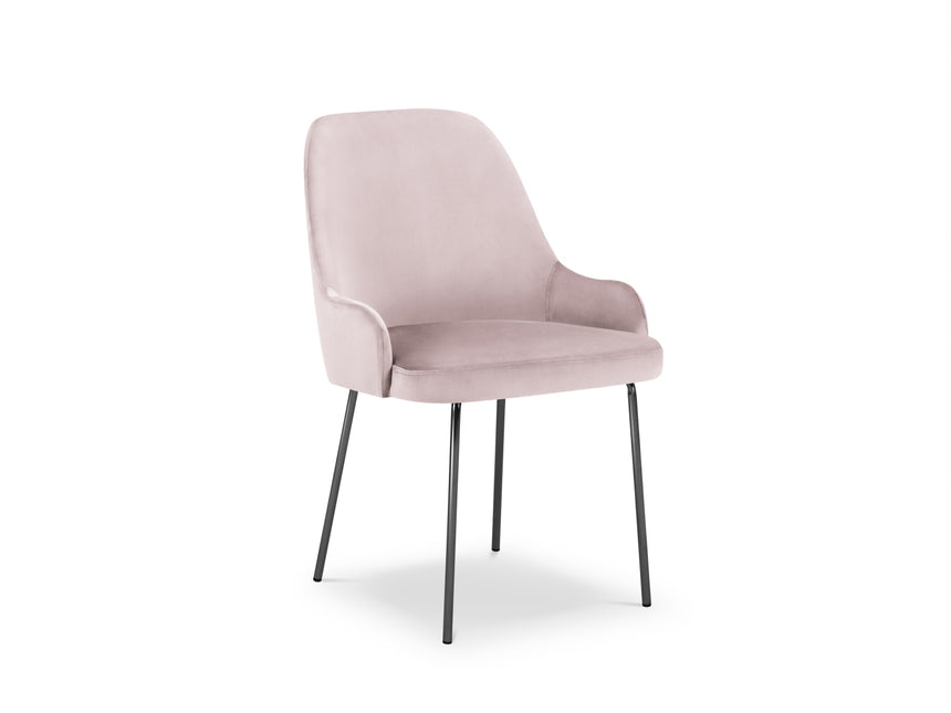 Velvet chair, Malaga, lavender
