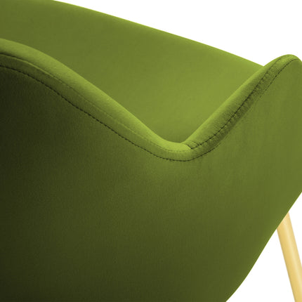 Velvet chair, Padova, green