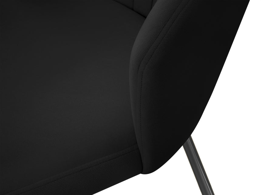 Velvet chair, Borneo, black