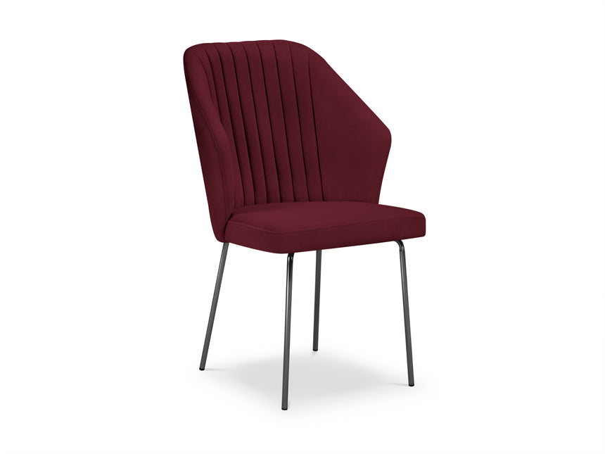 Velvet chair, Borneo, dark red