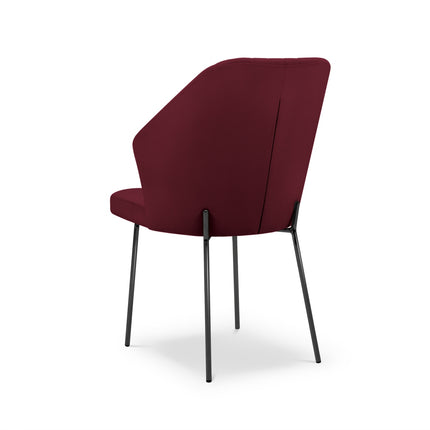 Velvet chair, Borneo, dark red
