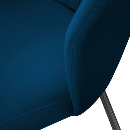 Velvet chair, Borneo, royal blue