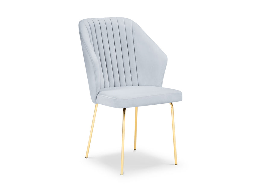 Velvet chair, Borneo, silver