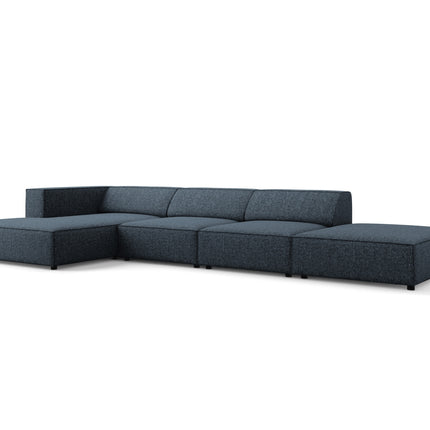 Left corner sofa, Arendal, 5-seater, royal blue