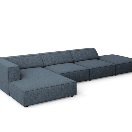 Left corner sofa, Arendal, 5-seater, royal blue